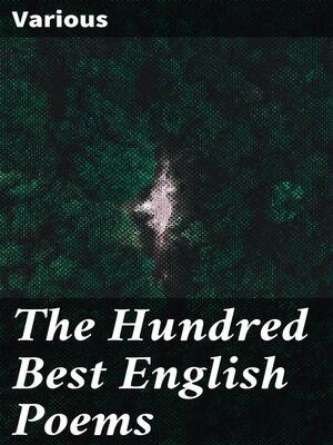 cover image of The Hundred Best English Poems